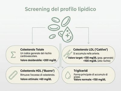 Screening profilo lipidico: prenotate il Vostro check-up!